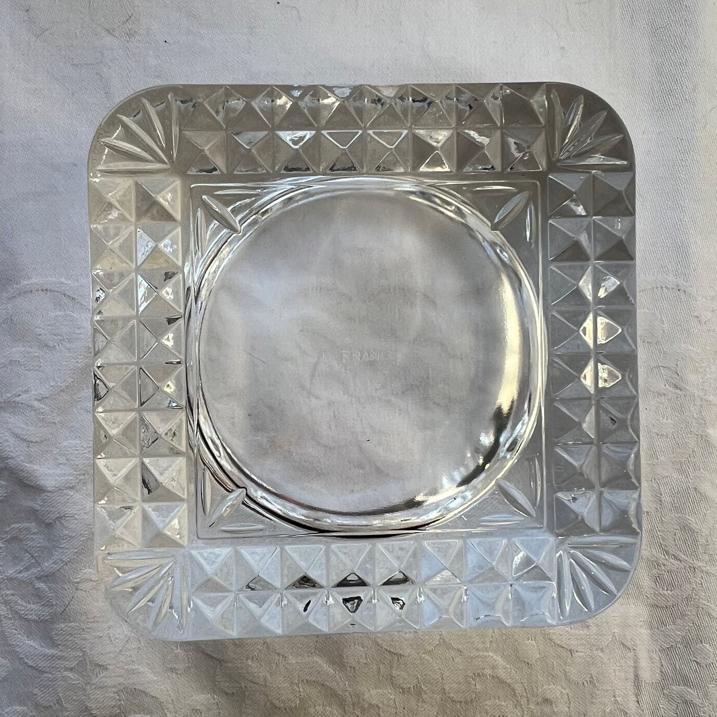 Vintage French Crystal Dish