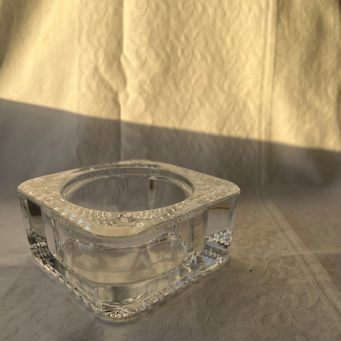 Vintage French Crystal Dish