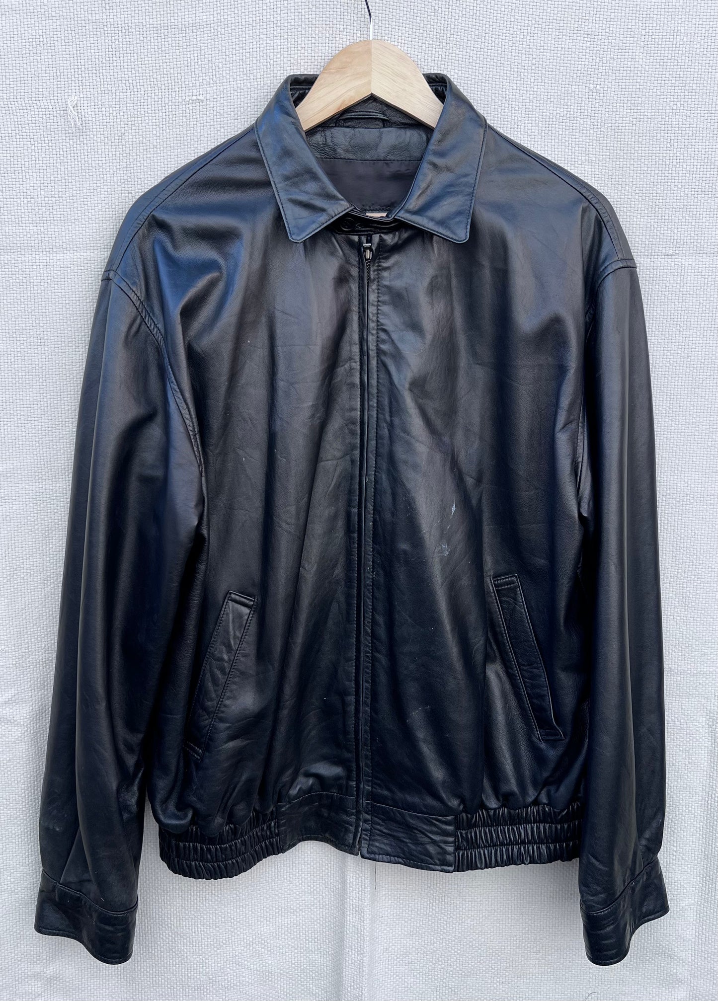 Vintage Black Leather Jacket