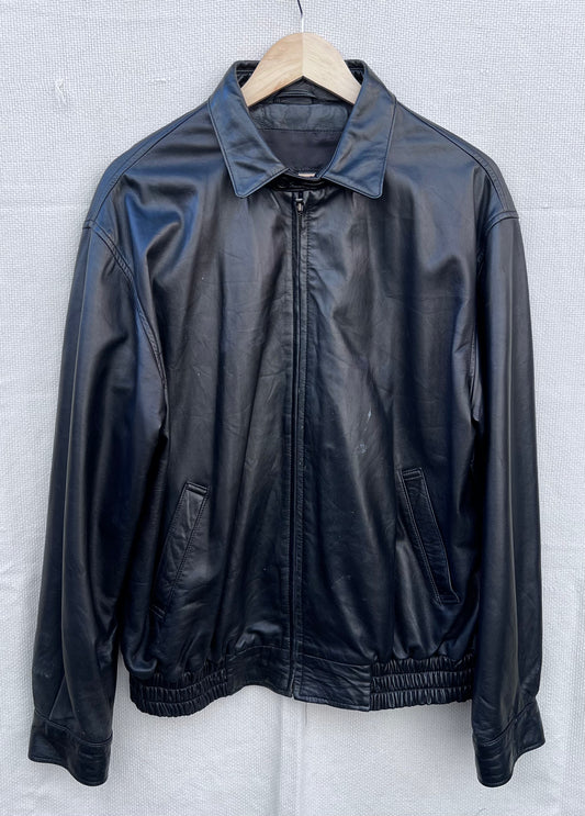 Vintage Black Leather Jacket