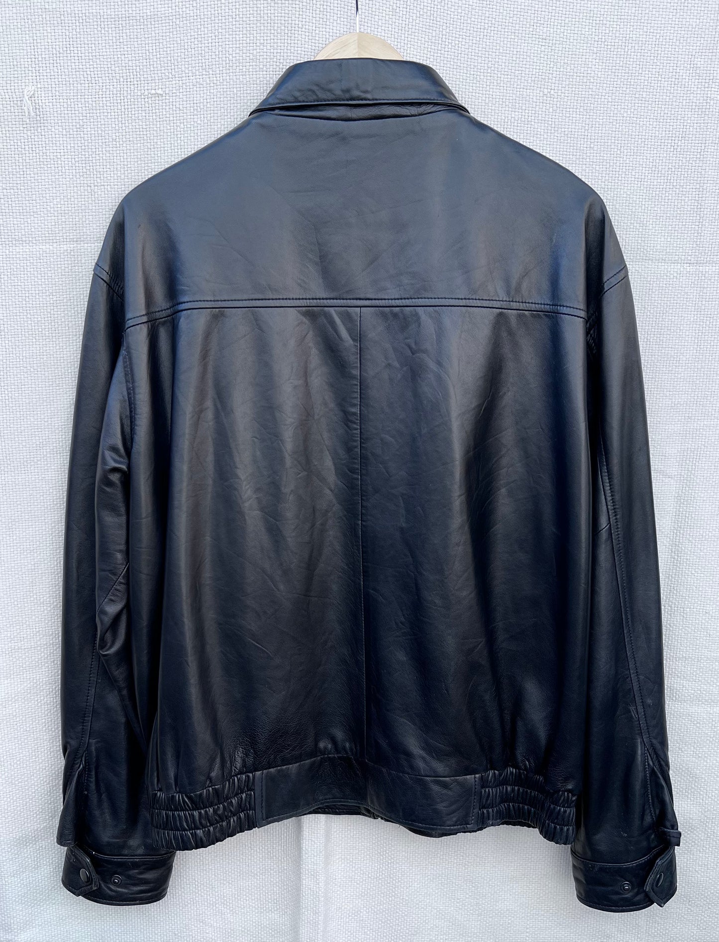 Vintage Black Leather Jacket