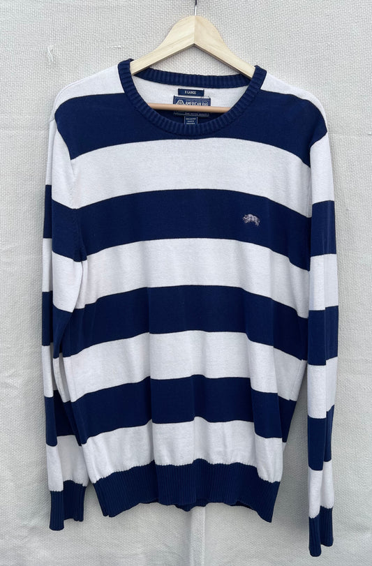 Vintage Striped Rugby Sweater